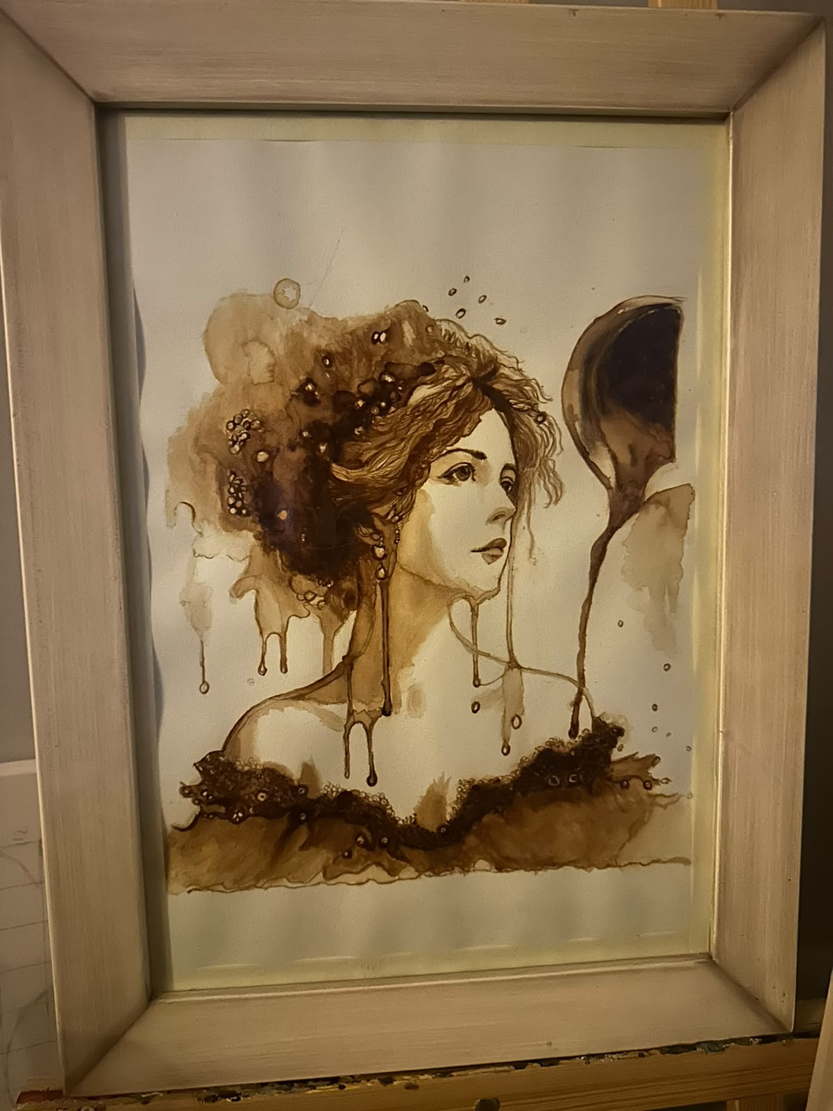 Elegant Watercolor Portrait
